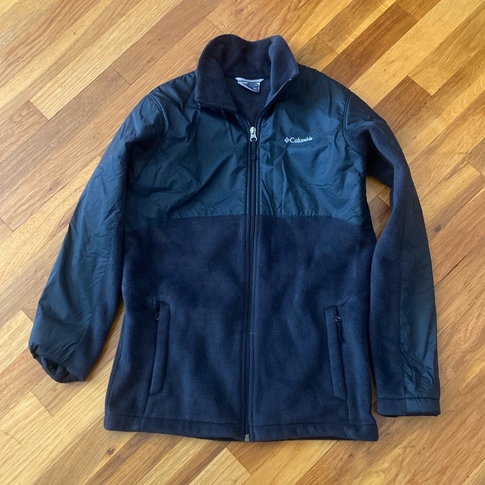 Columbia Boys Black Jacket Size Large